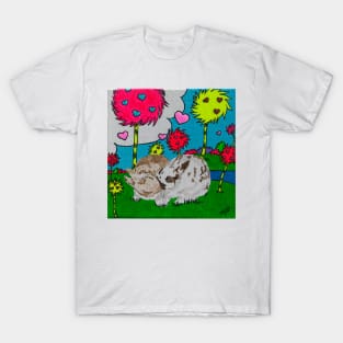 Bunny Anytime Valentines-Design Six T-Shirt